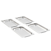 Pojemniki gastronomiczne 12 szt. GN 1/3, 20 mm, stal nierdzewna