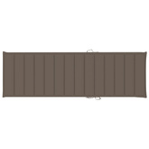 vidaXL Podwójny leżak z poduszkami w kolorze taupe, impregnowana sosna