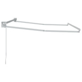 Ręczna markiza chowana Biały 3,5 x 2 m Aluminium