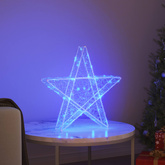 3D Gwiazda z 50 diodami LED Niebieski 55 x 53.5 x 10 cm Akryl
