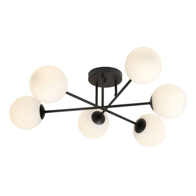 Lampa sufitowa ROMA 6 BL OPAL