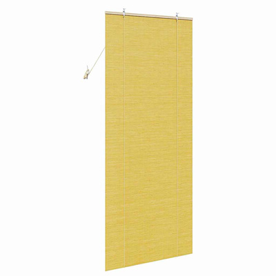 Roleta żółty 80 x 220 cm Bambus