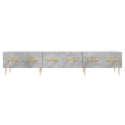 Szafka pod TV, szarość betonu, 150x36x30 cm vidaXL