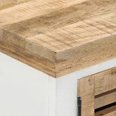 vidaXL Szafka pod TV, 110x30x40 cm, lite drewno mango