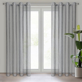 Firana Aiden srebrna 140x250