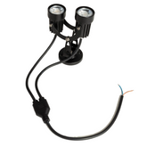 Lampa Ogrodowa podwójna IP65 6W czarna Abruzzo Luigi