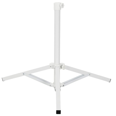 Stojak na parasol Biały Stal for 25-32 mm Pole