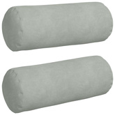 Poduszki Wałkowe 2 pcs Jasnoszary ? 15 x 40 cm