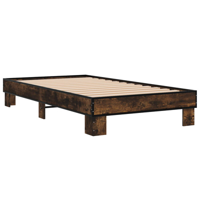 Ramka łóżka Dąb wędzony 80 x 200 cm Drewno inżynieryjne