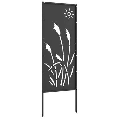 Ekran zapewniający prywatność w ogrodzie Czarny 50 x 140 cm