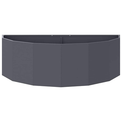 Donica Antracyt 120 x 60 x 35 cm Stal