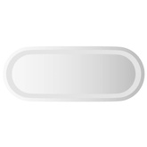 vidaXL Lustro łazienkowe z LED, 50x20 cm, owalne