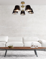 Lampa Sufitowa Wisząca Candellux Cortez 35-54999 E14 Patyna