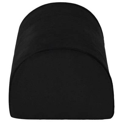 Poduszka na podnóżek Gładki Czarny 42 x 18 x 13 cm Pianka PU