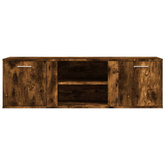 vidaXL Szafka pod TV, przydymiony dąb, 120x34x37 cm