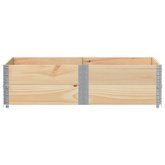 Nadstawki paletowe, 2 szt., 150x100 cm, drewno sosnowe