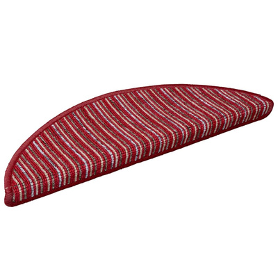 Samoprzylepne maty na schody 15 pcs Czerwony 56 x 17 x 3 cm