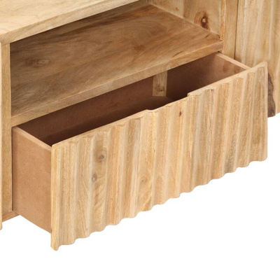 vidaXL Szafka pod TV, 140x30x49 cm, lite drewno mango