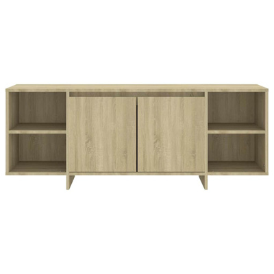 Szafka pod TV, dąb sonoma, 130x35x50 cm materiał drewnopochodny