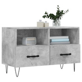 vidaXL Szafka pod TV, szarość betonu, 80x36x50 cm wariant 7