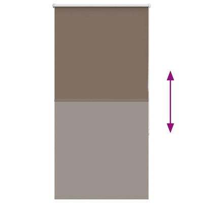 Roleta zaciemniająca kawowa 70x175 cm Szerokość tkaniny