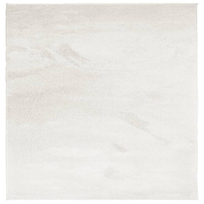 vidaXL Dywan OVIEDO z krótkim włosiem, beżowy, 120x120 cm