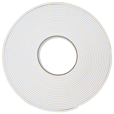Taśma samoprzylepna z pianki 5 szt. Biały 15mm x 10m Pianka CR