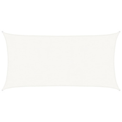 Żagiel przeciwsłoneczny, 160 g/m?, biały, 4x7 m, HDPE
