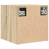 Wisząca szafka telewizyjna, dąb sonoma, 30,5x30x30 cm