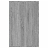 vidaXL Biurko, szary dąb sonoma, 100x49x75 cm, materiał drewnopochodny
