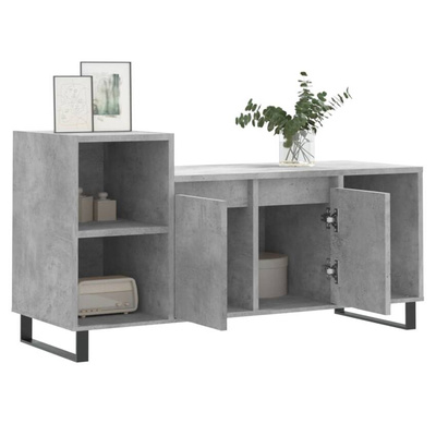 vidaXL Szafka pod TV, szarość betonu, 100x35x55 cm model standard