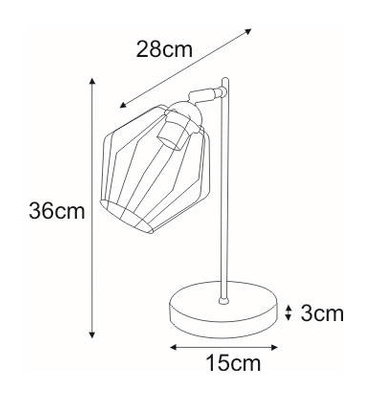 Lampka stołowa K-3773 z serii BENET KAJA