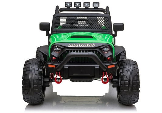 Auto Terenowe Na Akumulator Jeep JC666 Światła LED MP3 Pilot Zielony