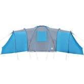 vidaXL Namiot rodzinny, kopułowy, 12-os., niebieski, wodoszczelny