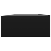 vidaXL Szafka pod TV z oświetleniem LED, czarna, 120x35x15,5 cm