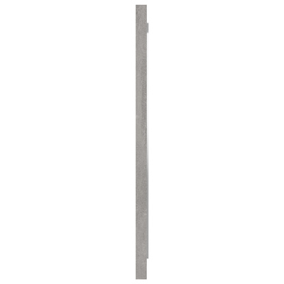 vidaXL Lustro łazienkowe, szarość betonu, 40x1,5x37 cm, płyta wiórowa