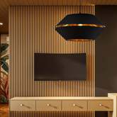 Lampa wisząca  PIANO 1 BLACK/GOLD