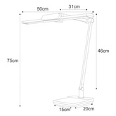 Lampka biurkowa K-BL1321 GRAFIT z serii ARES