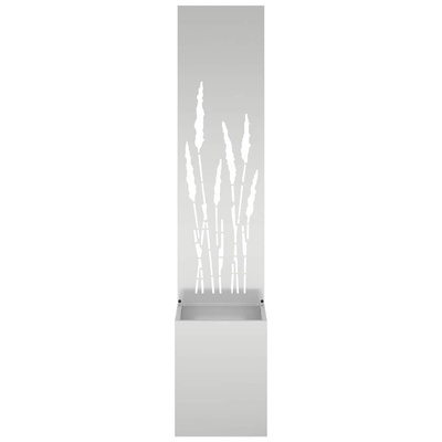 Ekran zapewniający prywatność w ogrodzie Srebrny 32 x 150 cm