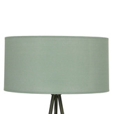 SHANTI lampa podłogowa czarny 1x40W E27 abażur miętowy  51-38753