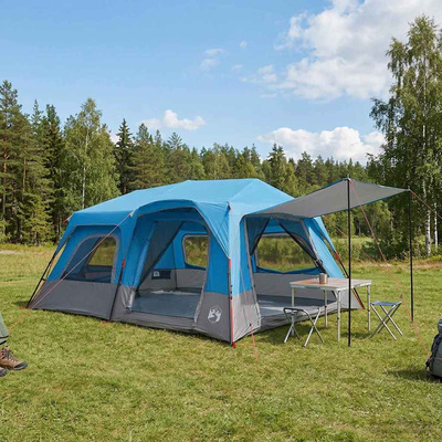 Namiot Instant 10-osobowy niebieski Polyester 185T z powłoką PU