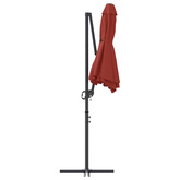 Parasol plażowy terakota 372 x 198 x 243 cm