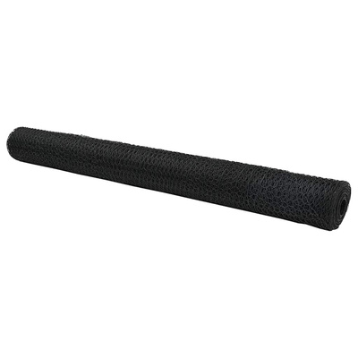 Ogrodzenie heksagonalne 1 x 100 m PVC Szary