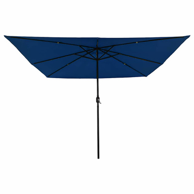 Parasolka ogrodowa 295 x 295 x 245 cm Poliester i Stal