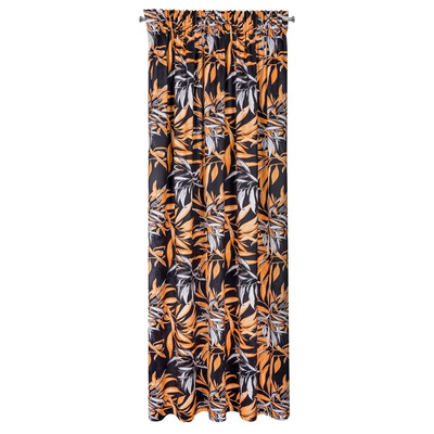 Zasłona Pier czarna 140x270