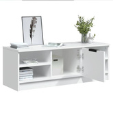vidaXL Szafka pod TV, biała, 102x35,5x36,5 cm, materiał drewnopochodny