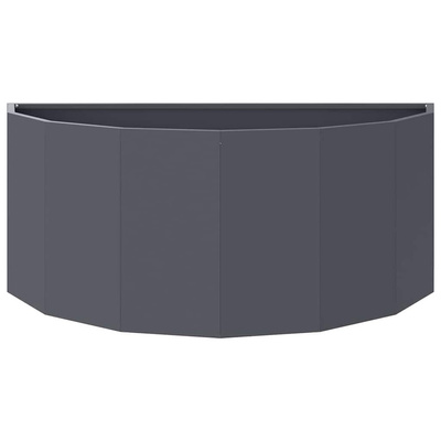 Donica Antracyt 90 x 45 x 35 cm Stal