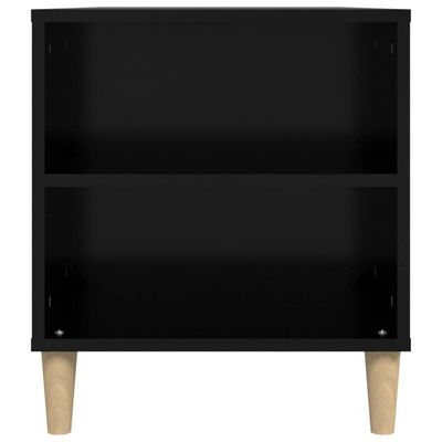 vidaXL Szafka pod TV, czarna, 102x44,5x50 cm, materiał drewnopochodny