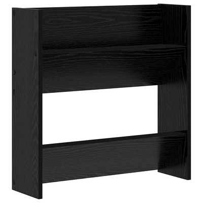 Szafka na buty z półką 2 pcs Czarny Dąb 60 x 18 x 60 cm