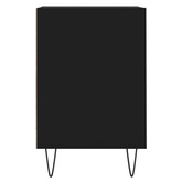 vidaXL Szafka pod TV, czarna, 160x35x55 cm, materiał drewnopochodny